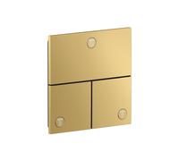 hansgrohe AXOR ShowerSelect ID robinet, 3 consommateurs, encastré, carré, 36780990, Couleur: Optique en or poli