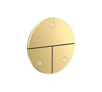 hansgrohe AXOR ShowerSelect ID robinet, 3 consommateurs, encastré, rond, 36779950, Couleur: laiton brossé