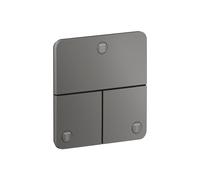 hansgrohe AXOR ShowerSelect ID robinet, 3 consommateurs, encastré, softsquare, 36781330, Couleur: Chrome noir poli