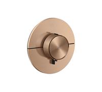 hansgrohe AXOR ShowerSelect ID thermostat, encastré, rond, 1 consommateur, 36756310, Couleur: Or rouge brossé