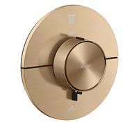 hansgrohe AXOR ShowerSelect ID thermostat, encastré, rond, 2 consommateurs, 36750140, Couleur: Bronze brossé