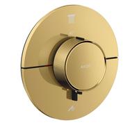 hansgrohe AXOR ShowerSelect ID thermostat, encastré, rond, 2 consommateurs, 36750990, Couleur: Optique en or poli