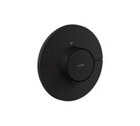 hansgrohe AXOR ShowerSelect ID thermostat, haut débit, encastré, rond, 36759670, Couleur: noir mat