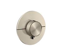 hansgrohe AXOR ShowerSelect ID thermostat, haut débit, encastré, rond, 36759820, Couleur: Nickel brossé