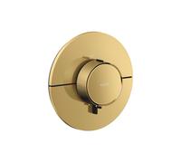 hansgrohe AXOR ShowerSelect ID thermostat, haut débit, encastré, rond, 36759990, Couleur: Optique en or poli
