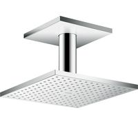 hansgrohe AXOR ShowerSolutions de douche AXOR 250/250 Pomme de douche suspendue 1 jet, raccordement au plafond, 35308000, Couleur: chrome