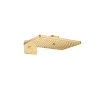 hansgrohe AXOR ShowerSolutions douche de tête 460/300 3jet, bras de douche, rosette, 35276250, Couleur: Optique or brossé