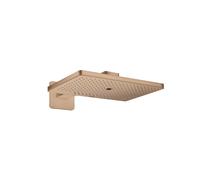 hansgrohe AXOR ShowerSolutions douche de tête 460/300 3jet, bras de douche, rosette, 35276310, Couleur: Or rouge brossé