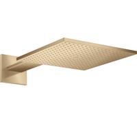 hansgrohe AXOR ShowerSolutions douche de tête de douche 300/300 2 jet, raccord mural, bras de douche 450 mm, 35318140, Couleur: Bronze brossé