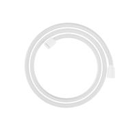 hansgrohe AXOR ShowerSolutions flexible de douche textile, 1600mm, écrou conique et cylindrique, 28259700, Couleur: Blanc mat