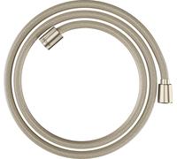 hansgrohe AXOR ShowerSolutions flexible de douche textile, 1600mm, écrou conique et cylindrique, 28259820, Couleur: Nickel brossé