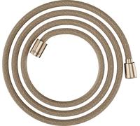 hansgrohe AXOR ShowerSolutions flexible de douche textile, 2000mm, écrou conique et cylindrique, 28290140, Couleur: Bronze brossé