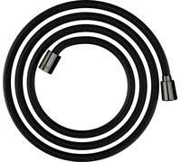 hansgrohe AXOR ShowerSolutions flexible de douche textile, 2000mm, écrou conique et cylindrique, 28290330, Couleur: Chrome noir poli