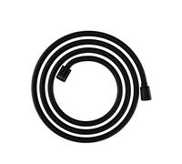 hansgrohe AXOR ShowerSolutions flexible de douche textile, 2000mm, écrou conique et cylindrique, 28290670, Couleur: noir mat