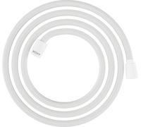 hansgrohe AXOR ShowerSolutions flexible de douche textile, 2000mm, écrou conique et cylindrique, 28290700, Couleur: Blanc mat