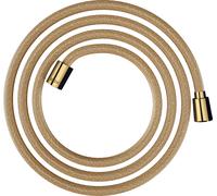 hansgrohe AXOR ShowerSolutions flexible de douche textile, 2000mm, écrou conique et cylindrique, 28290990, Couleur: Optique en or poli