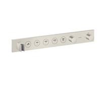 Hansgrohe hansgrohe Kit de montage Axor Select Thermostat encastré, 5 fonctions, look inox Quantité:1