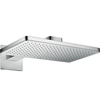 hansgrohe AXOR ShowerSolutions pomme de douche 460/300 1 jet, bras de douche, rosette carrée, 35278000, Couleur: chrome