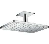 hansgrohe AXOR ShowerSolutions pomme de douche suspendue 460/300 3jet, raccordement au plafond, 35281800, Couleur: Acier inoxydable Optic