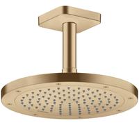 raccord de plafond hansgrohe 26965140 100 mm, bronze brossé, carré