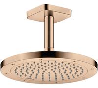 Hansgrohe hansgrohe Axor Raccord plafond softsquare 100 mm, or rouge poli, carré Quantité:1