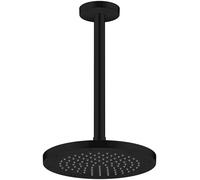 hansgrohe AXOR ShowerSolutions Raccordement au plafond 300 mm, 26433670, Couleur: noir mat
