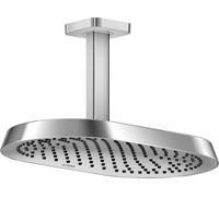 hansgrohe AXOR ShowerSphere Douche de tête 370/220 2jet EcoSmart avec raccordement au plafond, 39758000