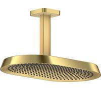 hansgrohe AXOR ShowerSphere Douche de tête 370/220 2jet EcoSmart avec raccordement au plafond, 39758990