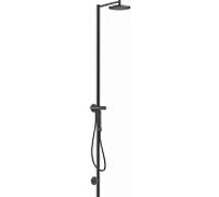 hansgrohe Axor Starck colonne de douche 12670340 avec douche de tête, douchette, chrome noir brossé