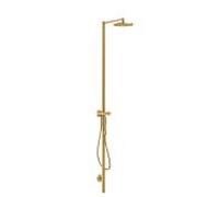 hansgrohe Axor Starck colonne de douche 12672250 avec thermostat, douche de tête 240 1jet, optique or brossé