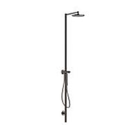 hansgrohe Axor Starck colonne de douche 12672330 avec thermostat, douche de tête 240 1jet, chrome noir poli