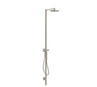 hansgrohe Axor Starck colonne de douche 12672820 avec thermostat, douche de tête 240 1jet, nickel brossé