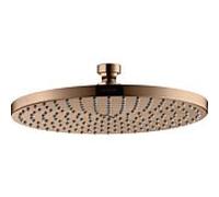 hansgrohe Axor Starck douche de tête à plaque 28494300 montage au plafond ou au mur, 240mm, 1jet, or rouge poli