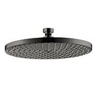 hansgrohe Axor Starck douche de tête à plaque 28494330 montage au plafond ou au mur, 240mm, 1jet, chrome noir poli