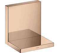 hansgrohe AXOR Starck DoucheCollection Tablette de douche encastrée 12 x 12, 40872300, Couleur: Rouge poli or