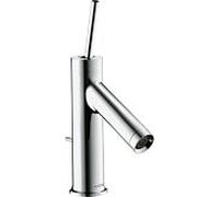 Hansgrohe Mitigeur de lavabo Axor Starck 10116000 chrome sur pied monocommande avec vidage