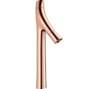 hansgrohe AXOR Starck Mitigeur de lavabo biologique à 2 poignées 240, sans timon, pour lavabos, 12013300, Couleur: Rouge poli or