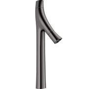 hansgrohe AXOR Starck Mitigeur de lavabo biologique à 2 poignées 240, sans timon, pour lavabos, 12013330, Couleur: Chrome noir poli
