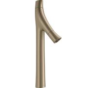 hansgrohe AXOR Starck Mitigeur de lavabo biologique à 2 poignées 240, sans timon, pour lavabos, 12013820, Couleur: Nickel brossé