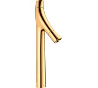 hansgrohe AXOR Starck Mitigeur de lavabo biologique à 2 poignées 240, sans timon, pour lavabos, 12013990, Couleur: Optique en or poli