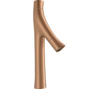 hansgrohe AXOR Starck Mitigeur de lavabo organique à 2 poignées 170, sans timon, pour lavabos, 12012140, Couleur: Bronze brossé