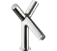 hansgrohe AXOR Starck mitigeur lavabo deux poignées DN15, 10030340, Couleur: Chrome noir brossé