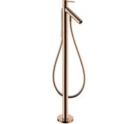 hansgrohe AXOR Starck Mitigeur monocommande de baignoire au sol DN15, 10456300, Couleur: Rouge poli or