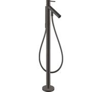 hansgrohe AXOR Starck Mitigeur monocommande de baignoire au sol DN15, 10456340, Couleur: Chrome noir brossé
