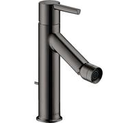 hansgrohe AXOR Starck Mitigeur monocommande de bidet, béqu'illes, garniture de vidage, 10214330, Couleur: Chrome noir poli