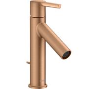 hansgrohe AXOR Starck mitigeur monocommande de lavabo 100 avec poignée, chromé, 10001140, Couleur: Bronze brossé