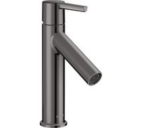 hansgrohe AXOR Starck mitigeur monocommande de lavabo 100 avec poignée sans timon, chromé, 10003330, Couleur: Chrome noir poli