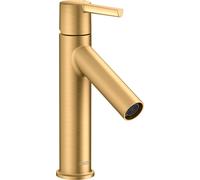 hansgrohe AXOR Starck mitigeur monocommande de lavabo 100 avec poignée sans timon, chromé, 10003950, Couleur: laiton brossé