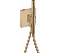 hansgrohe Axor Starck Organic Meuble Porter 12626140 avec douchette 2jet, flexible de douche, 120x120mm, bronze brossé