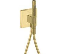 hansgrohe Axor Starck Organic Meuble Porter 12626950 avec douchette 2jet, flexible de douche, 120x120mm, laiton brossé